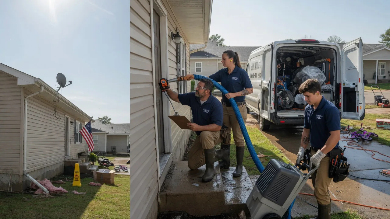 Ceiling Water Damage Restoration in Dahlgren, VA near me